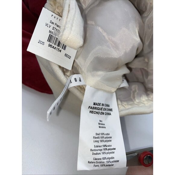 Pottery Barn Vance Mini Velvet Holiday Jester Elf Stocking Monogrammed Xmas - Picture 4 of 10